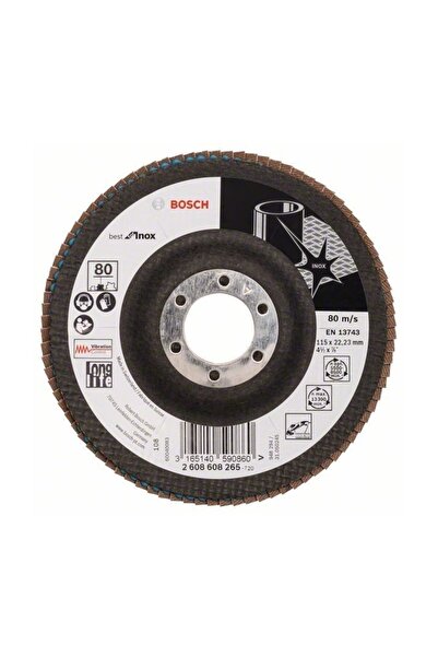 Bosch 115 Mm 80 K Best For Inox Flap Disk