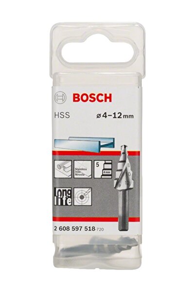 Bosch Hss 5 Kademeli Matkap Ucu 4-12 Mm
