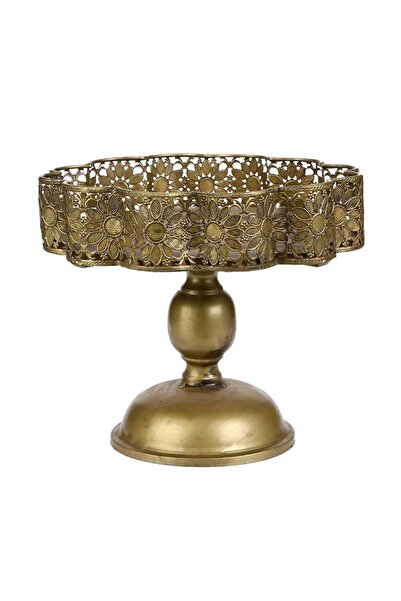 Vitale Rusty Metal Dekoratif Ayaklı Kase