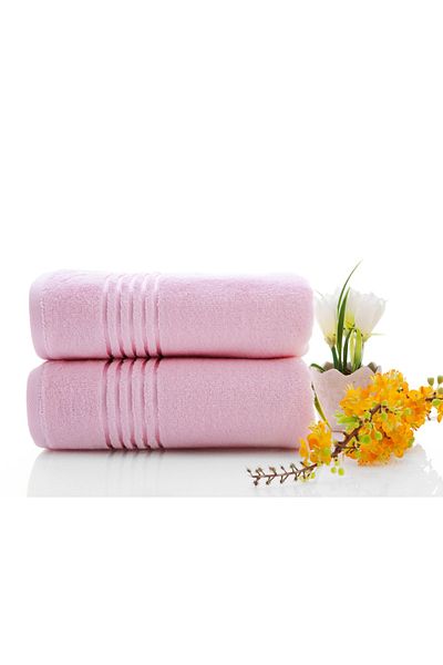 Özdilek 2 Pieces Belda Hand and Face Towel Pink