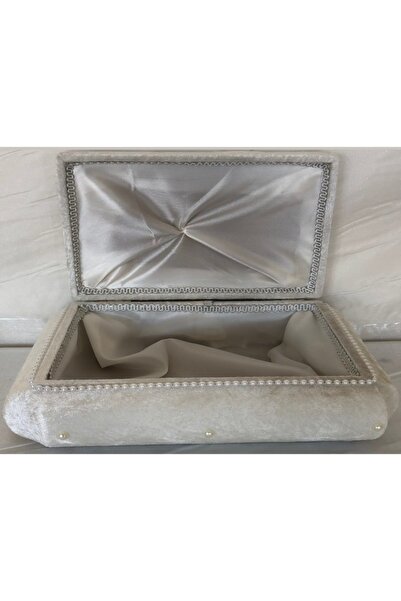 Duru Çeyiz Sandıkları Ayla Makyaj Sandığı Krem