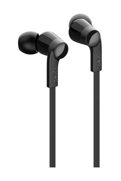 Belkin سماعات Belkin ROCKSTAR مع موصل Lightning - أسود