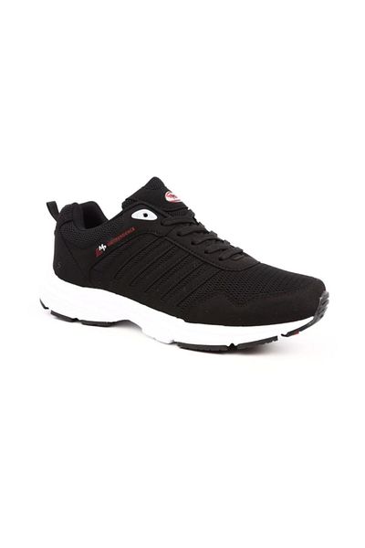 M.P. Black White Men's Walking Shoes