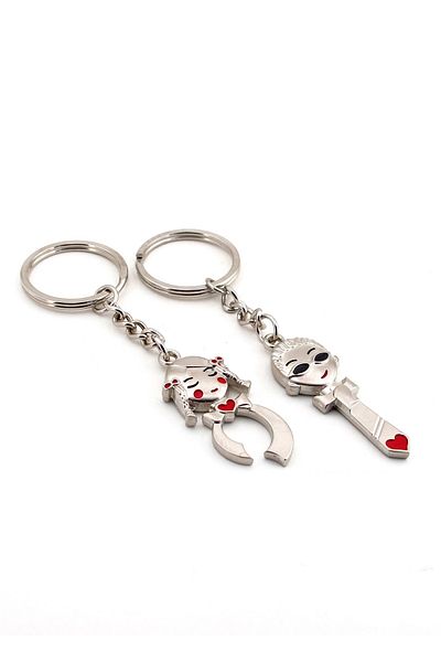 Solfera Unisex Girl Child Double Metal Keychain Kc591