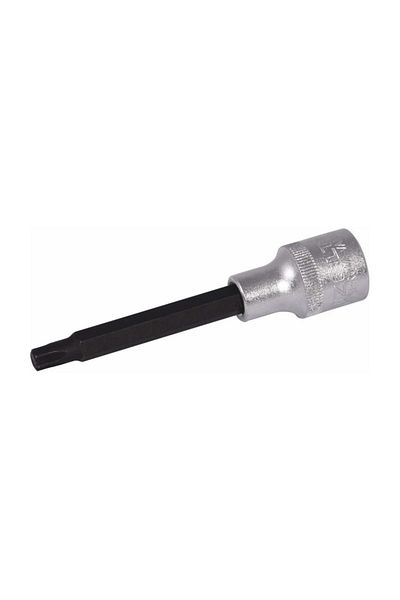 İzeltaş 1113064225 1/2'' Socket Tip Long Star Torx Tip T25 100 Mm