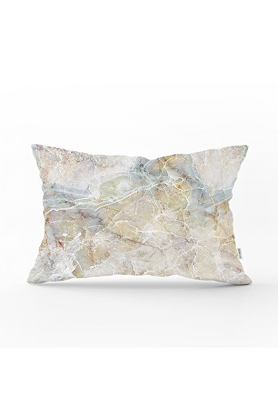 Realhomes Fata de Perna Decorativa Dreptunghiulara Imprimata Digital Design Marmura - 45x65 Cm