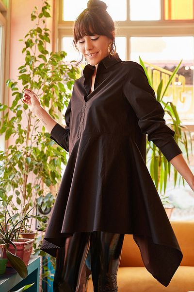 Olalook Tunika - Schwarz - Regular Fit