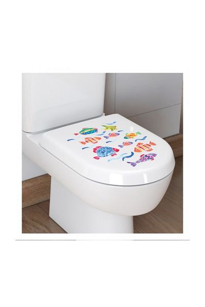 Artikel Fishes Toilet Seat Sticker