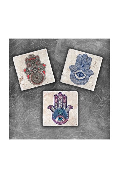 Oscar Stone Decor 3 Adet Doğaltaş Magnet