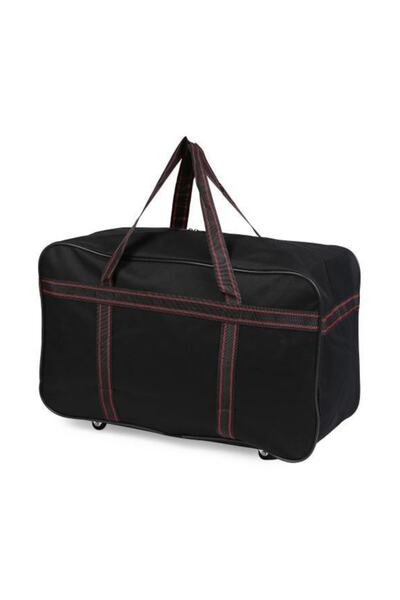 İthal Siyah Kulplu Büyük Boy Valiz,seyahat Çantası,büyük Boy Outdoor Çanta,tekerlekli Çanta(ücretsiz Kargo