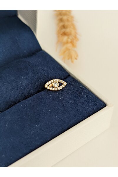 SU PERİSİ TAKI BİJUTERİ Cerrahi Çelik Zirkon Taşlı Göz Piercing , Tragus