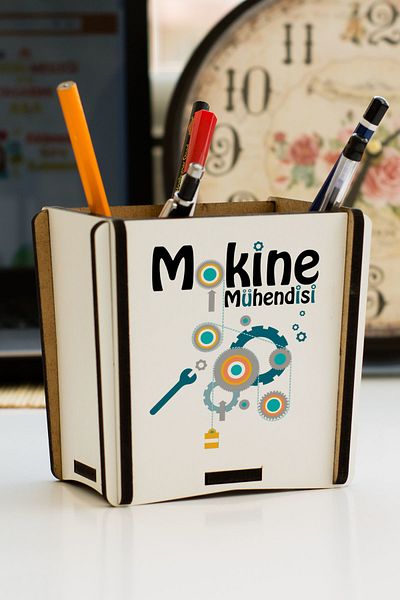 Hediyelen Mechanical Engineer Pen Holder