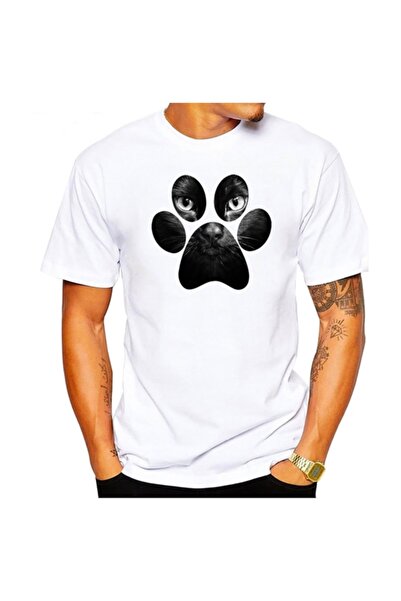 SCUBAPROMO Paw White muška majica