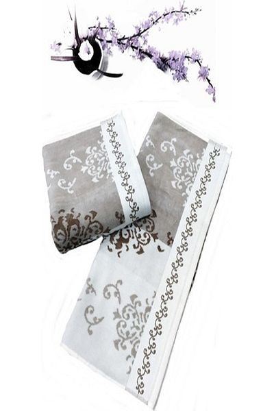 Özdilek 2 τεμάχια Emily Hand Face Towel Brown