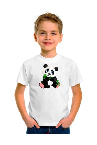 SCUBAPROMO Χαριτωμένο μπλουζάκι Panda για αγόρι