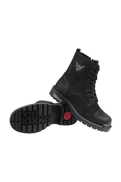Hammer Jack Ανδρικές μπότες από γνήσιο δέρμα 17600 Black Nubuck