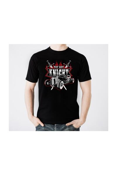 SCUBAPROMO Crna muška majica Hot Rot Knight
