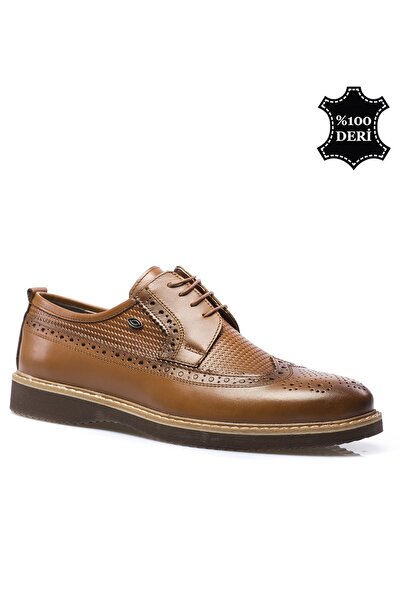 maximoda Коричневі чоловічі класичні туфлі з натуральної шкіри PRA591260035529