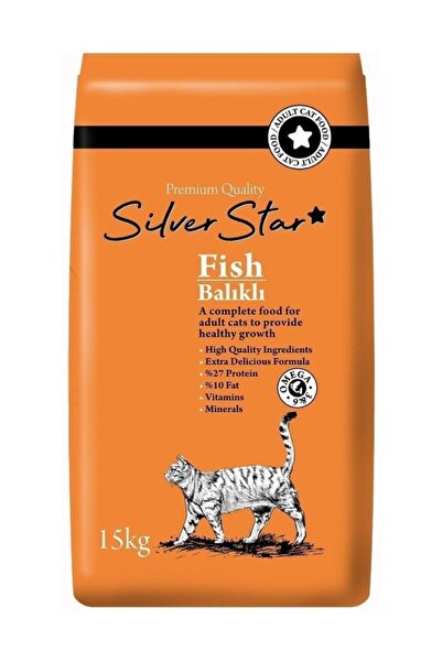 Trendline Silver Star Balıklı Yetişkin Kedi Maması 15 kg