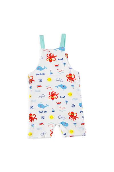 Newborn Fashion Club Erkek Bebek Eğlenceli Yaz Salopet