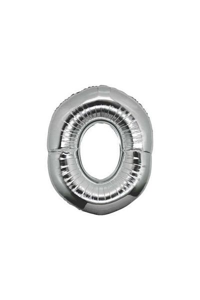 Deniz Party Store Silver Foil Balloon (O) Letter 36 - 40 cm