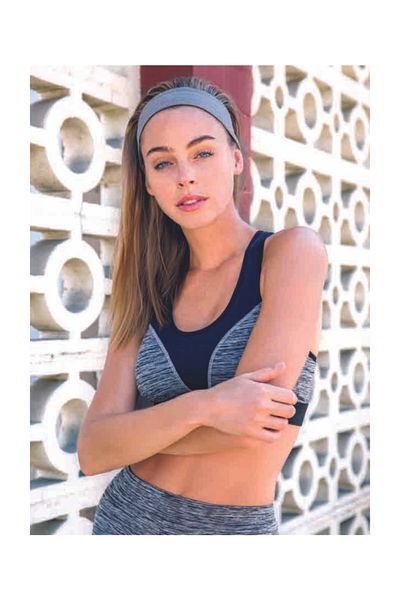 Yeni İnci Women's Gray Sports Bra