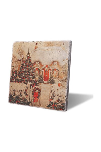 LWP Shop Snowy Christmas House Trivet