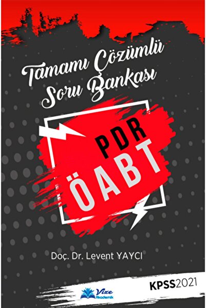 Genel Markalar Tamamı Çözümlü Soru Bankası (pdr Öabt) - Doç. Dr. Levent Yaycı