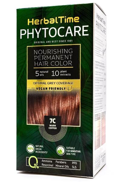 SPA MASTER Phytocare 7c Cupru cald Sıcak Bakır Bitkisel Saç Boyası