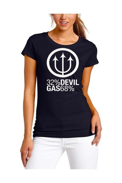 SCUBAPROMO تي شيرت نسائي للغوص باللون الأسود من Devil