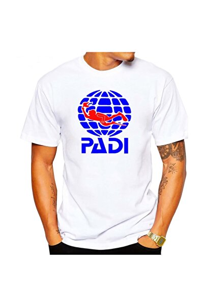 SCUBAPROMO تي شيرت Padi Scuba للرجال للغوص