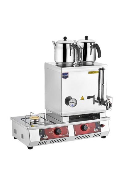 Remta Tüplü Elektrikli Çay Ocağı Kazanı 2 Demlikli 28 Lt Ce