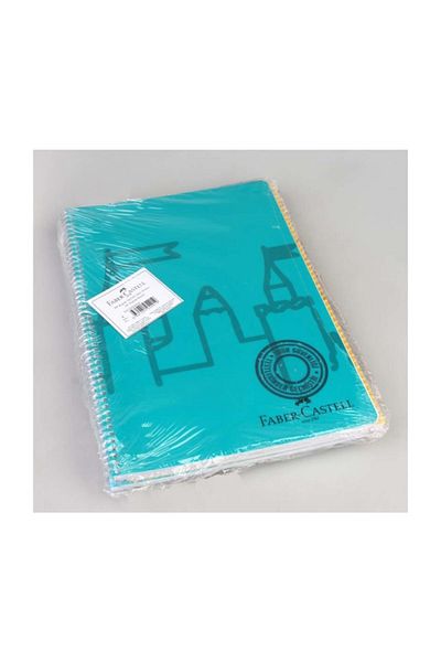 Faber Castell Copertă PP Spiral Sato A4 Notebook 80 coli 4 buc 000035