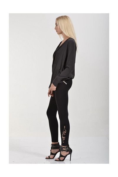 Cotton Candy Long Sleeve Blouse - Anthracite