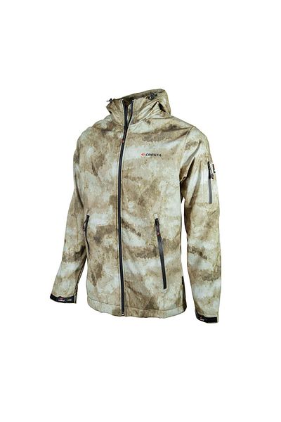 Cresta Ανδρικό μπουφάν Softshell με στάμπα μπατίκ και κουκούλα