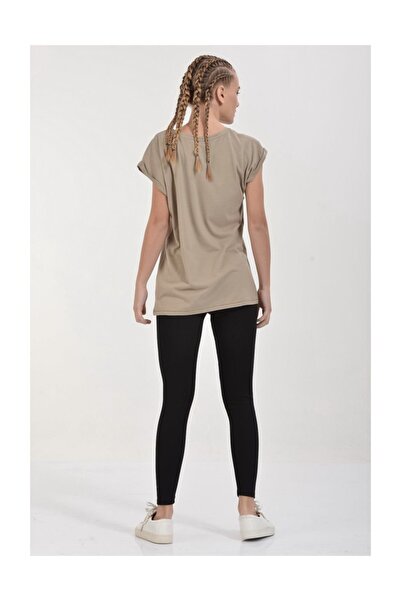 Cotton Candy #don't Tag Me Короткий рукав T-shirt з принтом - Земляний