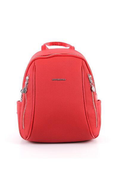 Silver Polo Червена матова червена дамска чанта