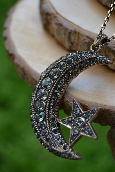 Stoneage Jewellery Authentic Moon Star Necklace