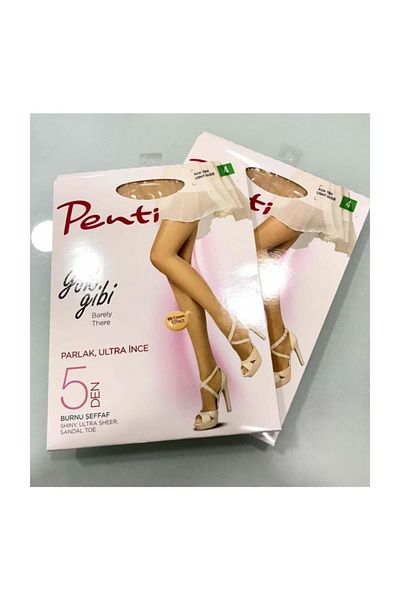 Penti Pack of 2 Pantyhose Like No 5 Den - Summer Thin