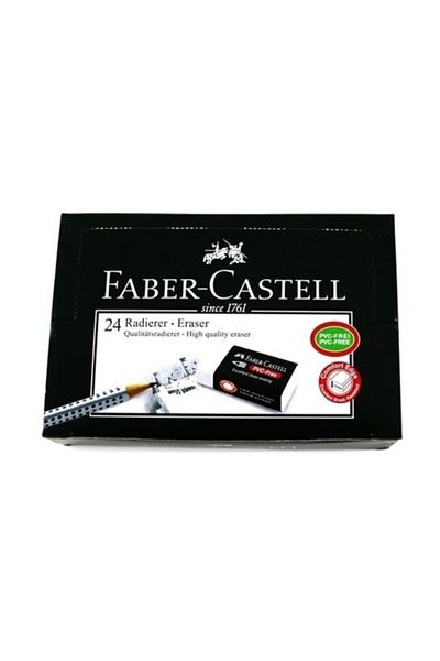 Faber Castell Faber 7085-24 - 24 Pieces White Eraser 188524