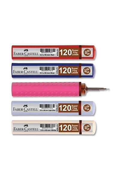 Faber Castell Faber-castell Grip Min 0.5 2b 60mm 120'li Renk - Beyaz
