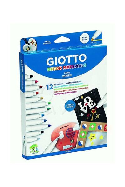 Giotto Декоративни материали Keçeli Kalem 12 броя 453400