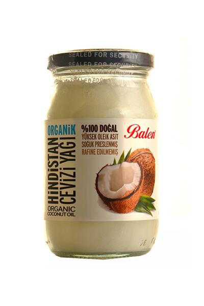 Balen Organik Soğuk Pres Katı Hindistan Cevizi Yağı 300 Gr. Saf Ve Sertifikal...