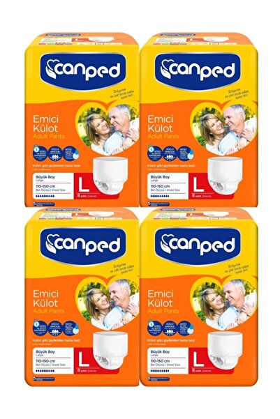 Canped Emici Külot Büyük Boy 8x4:32 Adet 110-150 cm
