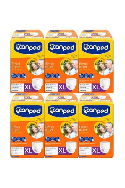 Canped Absorbent Panties Xl 8x6:48 Pieces (130-170 Cm)