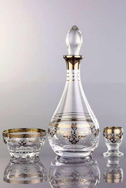 Paşabahçe Dekoratif Zemzem Takımı-ipek Platin