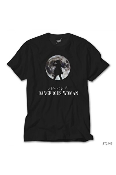 Z zepplin Tricou negru Ariana Grande Moon