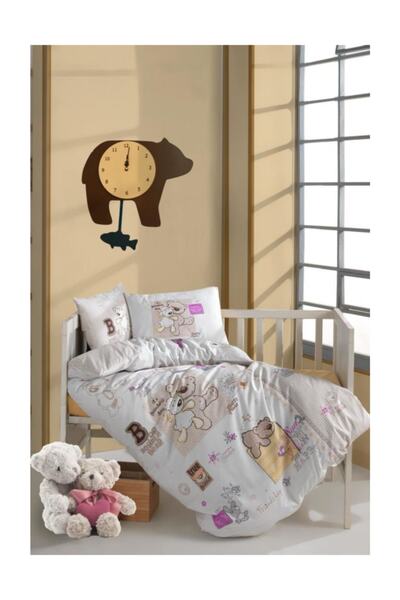 Clasy Baby Duvet Cover Set Friendship V1 Beige
