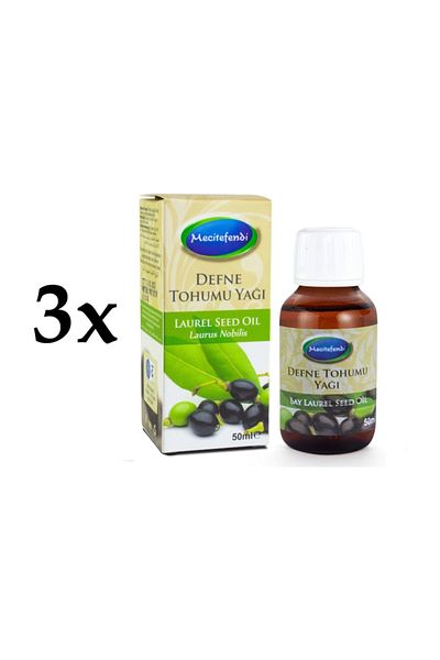 Mecitefendi 3 Pieces of Mecitefendi Bay Seed Oil 3x50 Ml
