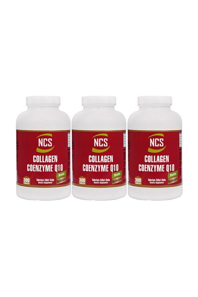 NCS Hydrolyzed Collagen Coenzyme Q10 Biotin Zinc Selenium 300 Tablets X 3 Pieces